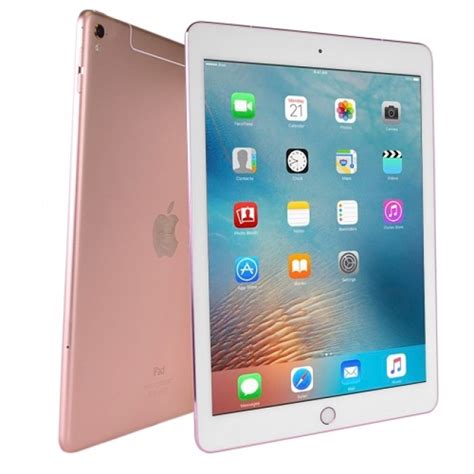 169,5 mm (6,6 inci) tebal: Apple iPad Pro 9.7" with Wi-Fi + Cellular 32GB - Rose Gold ...