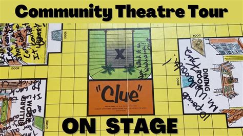 Community Theatre Tour Clue On Stage At Limestone Stage In Lockport