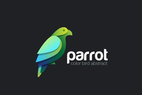 Free Vector Colorful Parrot Logo Icon
