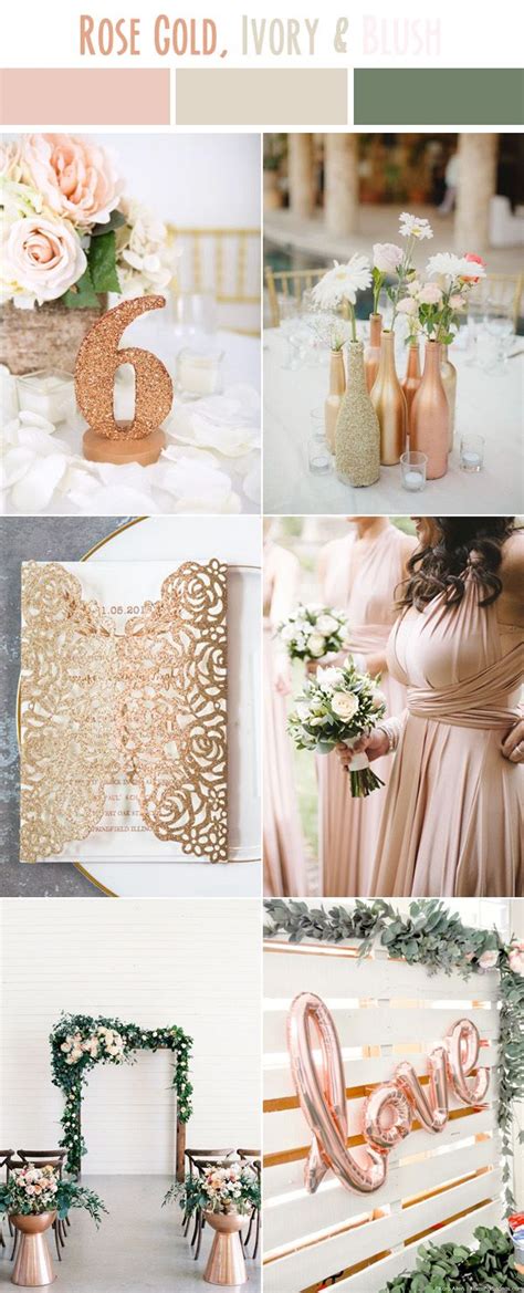Check out our gold wedding theme selection for the very best in unique or custom, handmade pieces from our shops. 10 Best Wedding Color Palettes For Spring & Summer 2017 ...