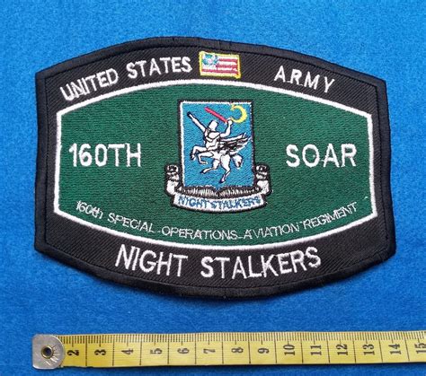 Armia Shop Diecast And Militaria Patch Bordir Night Stalkers 160th