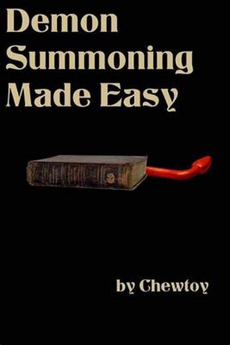 Demon Summoning Made Easy By Chew Toy English Paperback Book Free