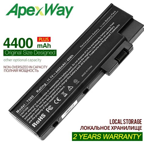 Apexway 6 Cells Battery For Acer Aspire 9300 5620 5670 5600 3660 7000 7100 7110 9410 5620 4670