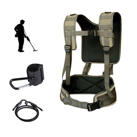 Metal Detector Harness Sling Swing Bungee Support Belt For Underground
