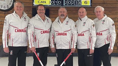 Wade Whites Canadian Rink Wins Its 2nd World Senior Mens Curling