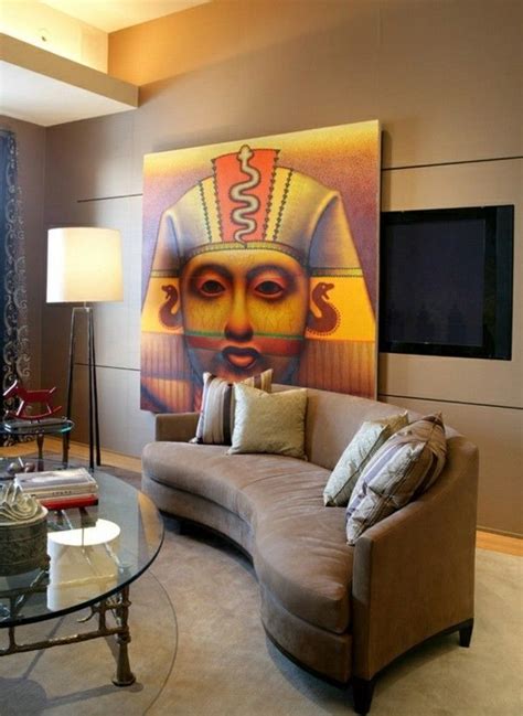 Interior Design And Style Ideas In The Egyptian Type Home Design