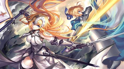 Las Heroínas De Clase Ruler Y Saber Anime Saber Fate Grand Order