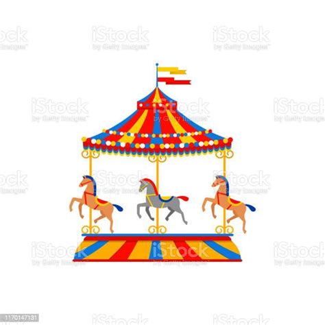 Merry Go Round Carousel Stock Illustration Download Image Now