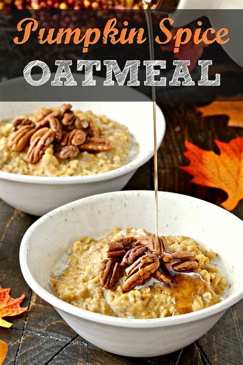 Pumpkin Spice Oatmeal Ricetta