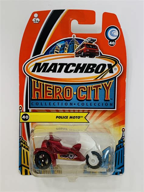 Matchbox Hero City Police Moto