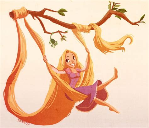 Rapunzel Swinging On Her Hair Disney Artwork Disney Fan Art Disney Love Disney Magic Disney