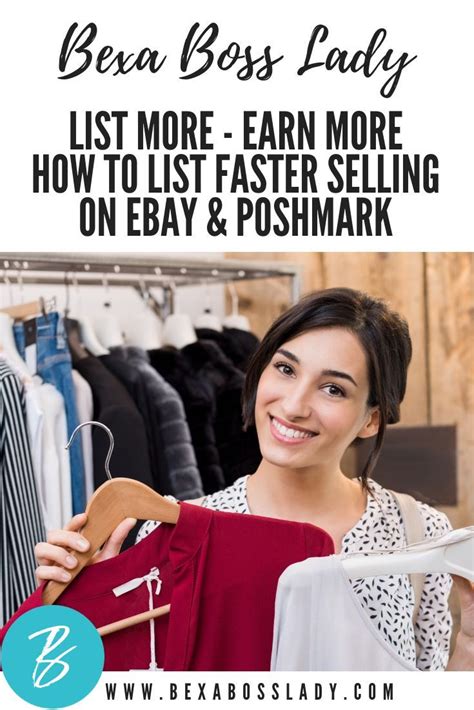 How To List 100 Items On Poshmark And Ebay Weekly Selling On Ebay Ebay