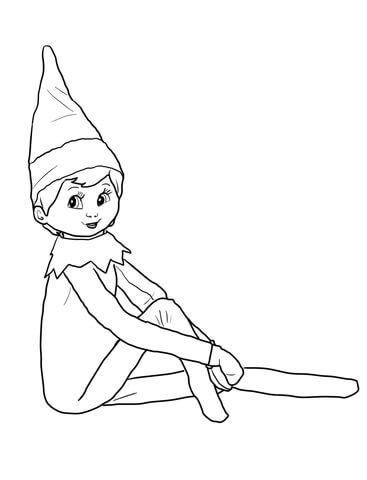 We did not find results for: Elf on the Shelf Coloring page | Elf on the self ...