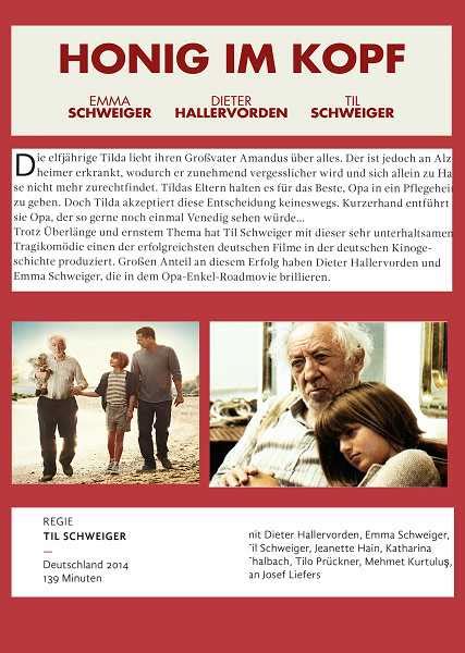 Til schweiger, dieter hallervorden, emma schweiger and others. Honig im Kopf - Duttweiler/Pfalz