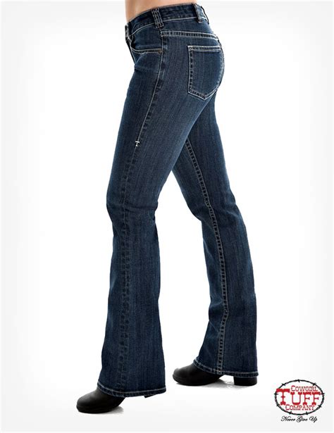 Cowgirl Tuff “just Tuff” Denim Jeans Mid Rise Ive Got Bling Western Store