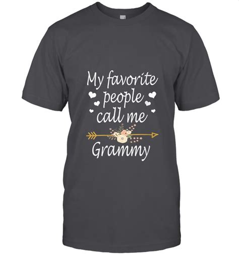 Womens My Favorite People Call Me Grammy Mothers Day T V Neck T Shirt