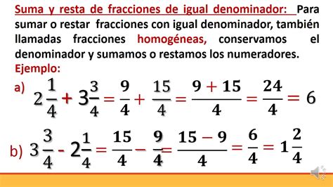 Ejemplos De Fracciones Homogéneas De Suma Y Resta Ejemplo Interesante