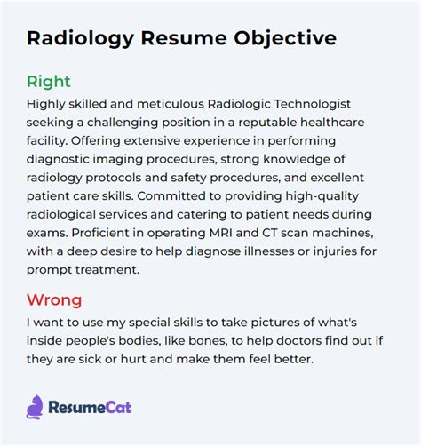 top 16 radiology resume objective examples resumecat