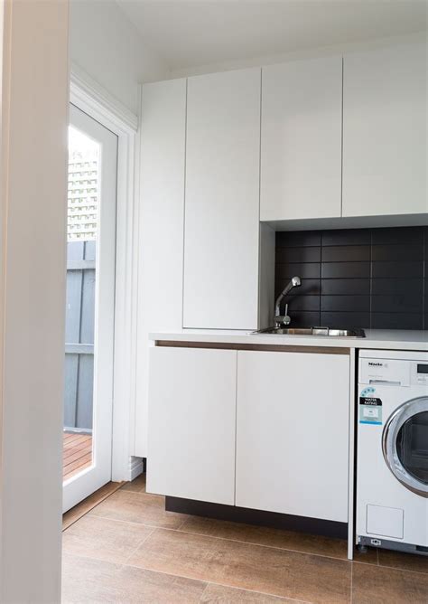 I do not want to cover it with window treatments but my windows have no depth, whatsoever. Brighton Laundry (With images) | Laundry, Laundry makeover ...