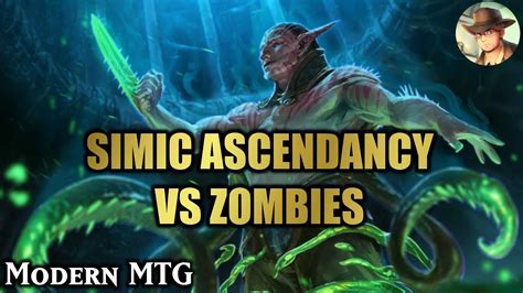 Simic Ascendancy Vs Zombies Modern Mtg Ravnica Allegiance Youtube