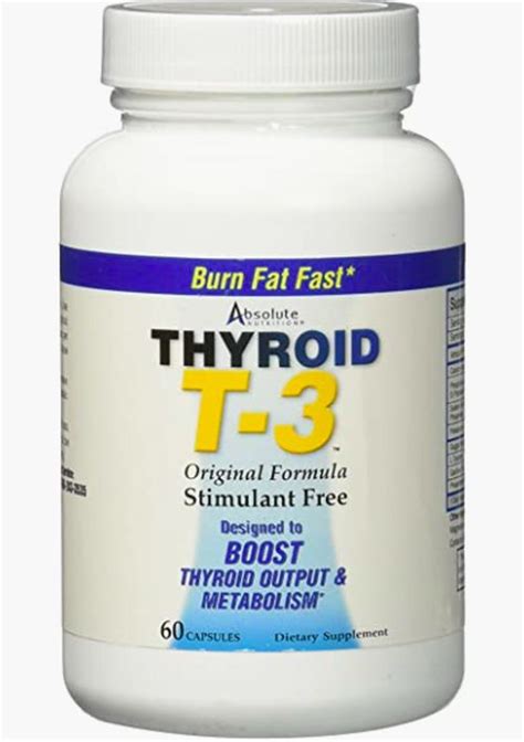 Absolute Nutrition Thyroid T3 Podpora štítné žlázy 60 Kapslí Levně