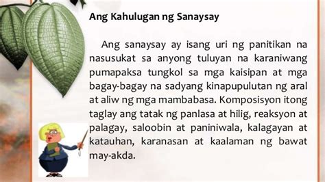 Ano Ang Sanaysay Ang Kahulugan At Mga Elemento Mobile Legends