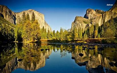 Wallpapers Valley Yosemite California Mountains 8k Lake