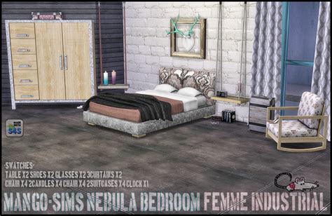 My Sims 4 Blog Mango Sims Nebula Bedroom Oms Sophia Mattress And