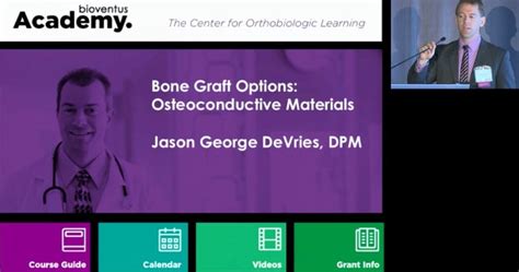 Bone Graft Options Osteoconductive Materials Bioventus Academy