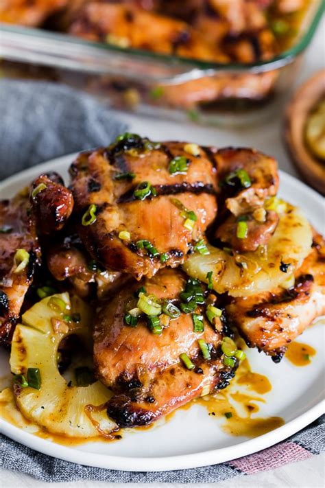 Sweet Soy Marinated Grilled Chicken Thighs Nutmeg Nanny