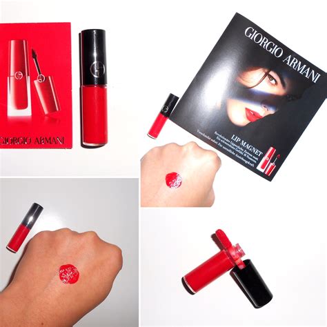 Giorgio Armani Lip Magnet Review And Swatches Glamzeit