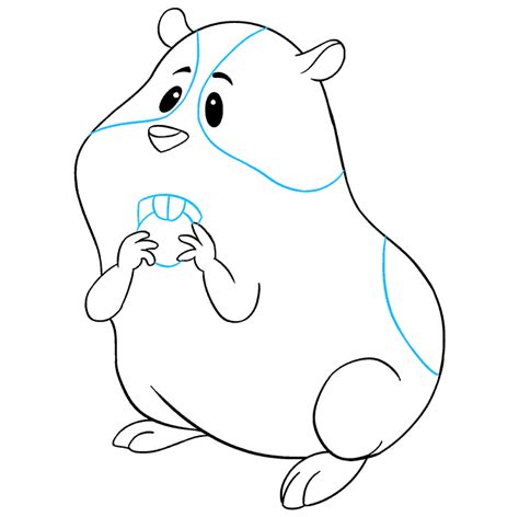 How To Draw A Hamster Really Easy Drawing Tutorial