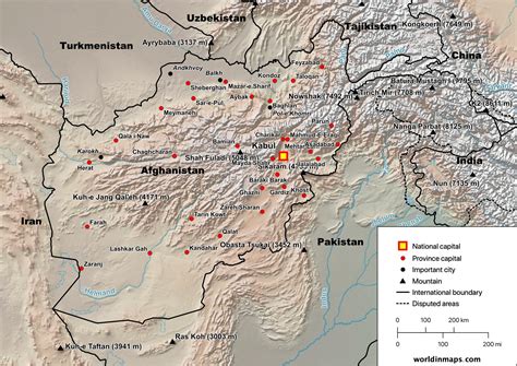 Afghanistan Map And Data World In Maps