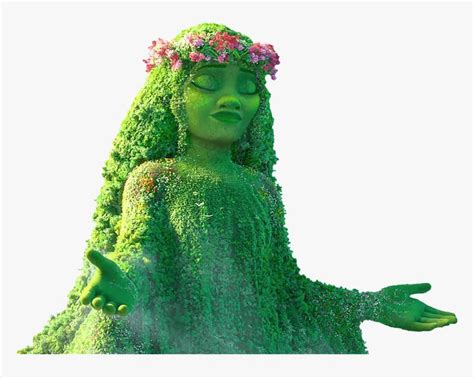 Moana Te Fiti A Woman Made Of Plants