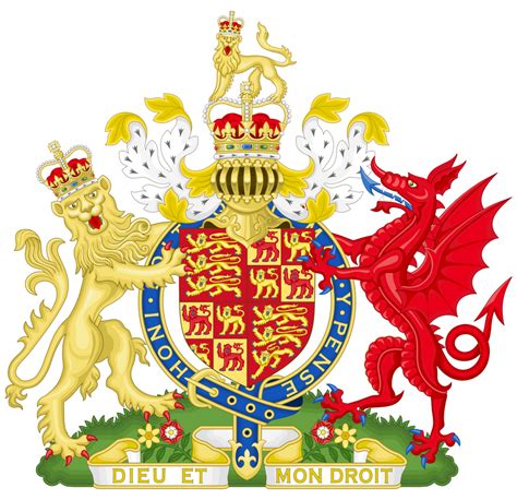 Coat Of Arms Of The Kingdom Of England And Wales By Houseofhesse On
