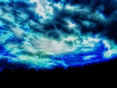 Dramatic Skies Electric Digital Art By Chris Flees