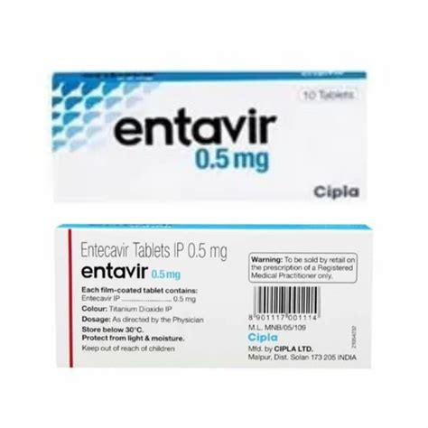 Entecavir Tablet Entavir 05 Mg At Rs 81984bottle In Nagpur Id