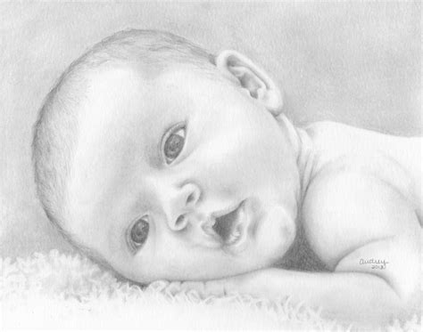 Cute Baby Boy Pencil Drawing Images Baby Viewer