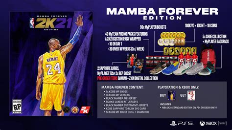 Nba 2k21 Mamba Forever Edition Ebgamesca