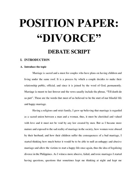 Solution Divorce In The Philippines Paper Studypool
