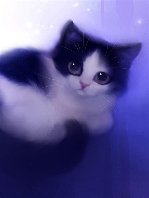 Aesthetic Cute Kitten Animation Wallpapers Wallpaper Cave