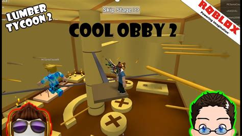 Roblox Cool Obby 2 Speed Run Level 1 And 2 Youtube