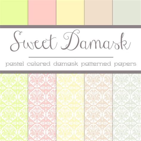 Free Sweet Damask Damask Patterned Papers By Teacheryanie On