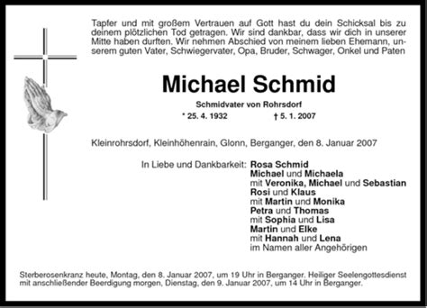 Изучайте релизы bruno schmidt на discogs. Traueranzeigen von Michael Schmid | trauer.merkur.de