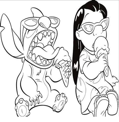 Lilo Coloring Sheet Coloring Pages