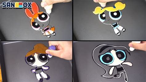 Powerpuff Girls Pancake Art Bell Bunny Blossom Bubbles Buttercup