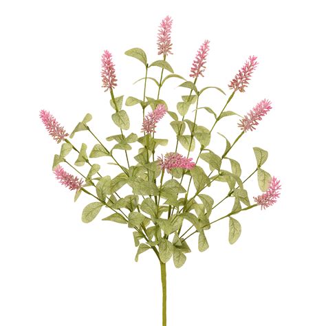 20 Lavender Artificial Flower Stem Pink Lavender Stem
