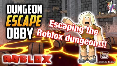 Escaping The Roblox Dungeon Youtube