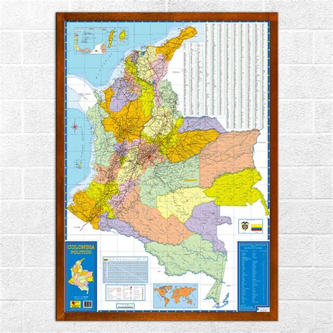 Mapa De División Política Y Administrativa De Colombia Mapas Cartur