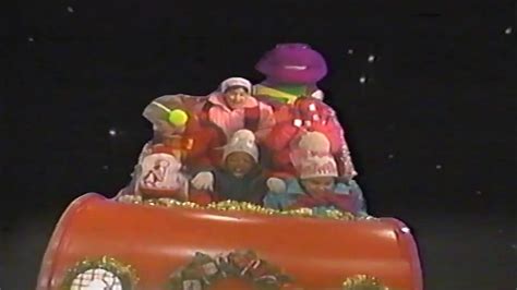 Barney And The Backyard Gang Waiting For Santa Sleigh Ride Crash